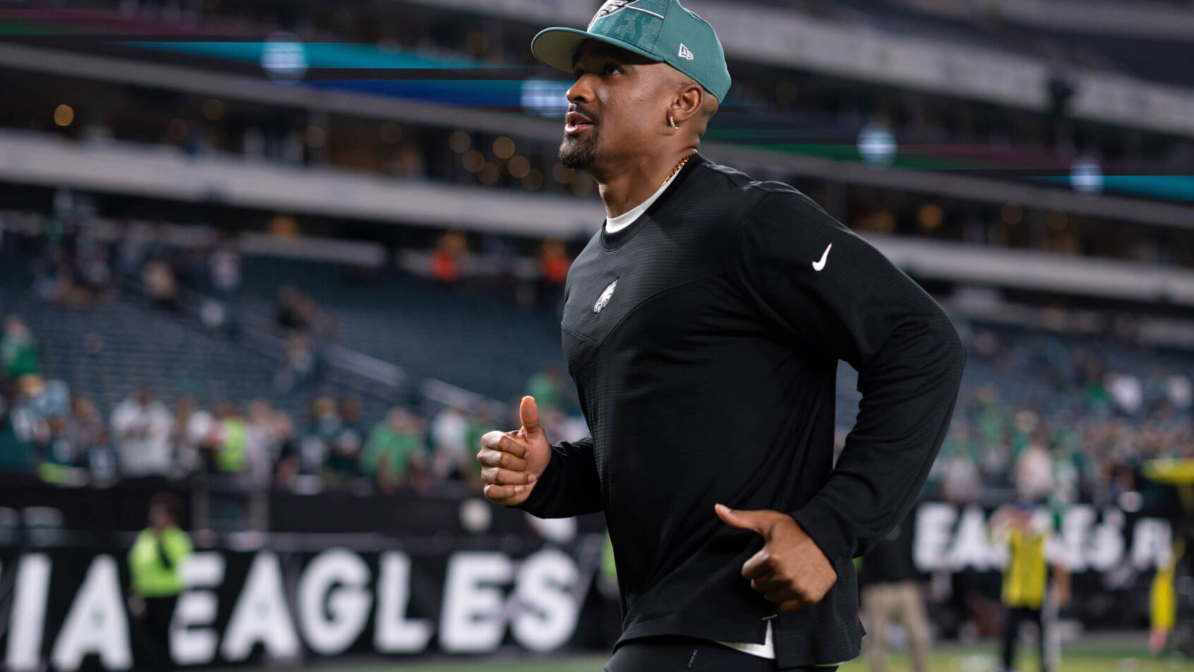 Philadelphia Eagles star quarterback Jalen Hurts.
