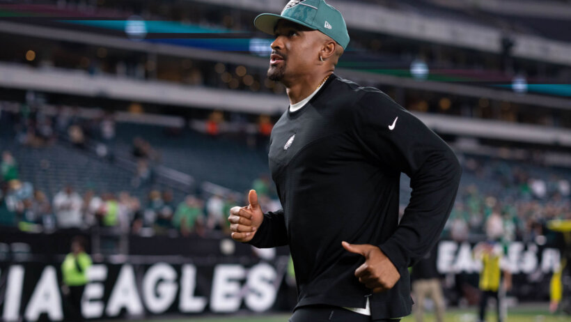 Philadelphia Eagles star quarterback Jalen Hurts.
