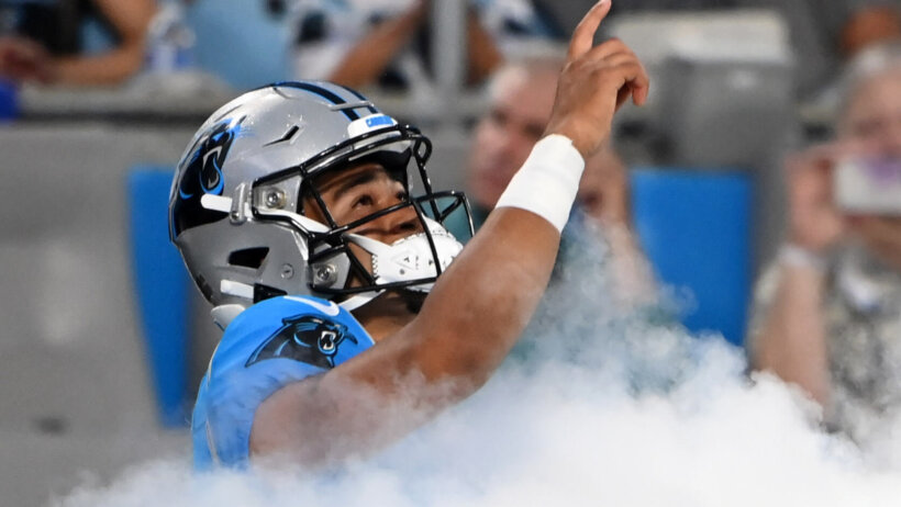 First overall pick Bryce Young is making his NFL debut Sunday for the Carolina Panthers against the Atlanta Falcons