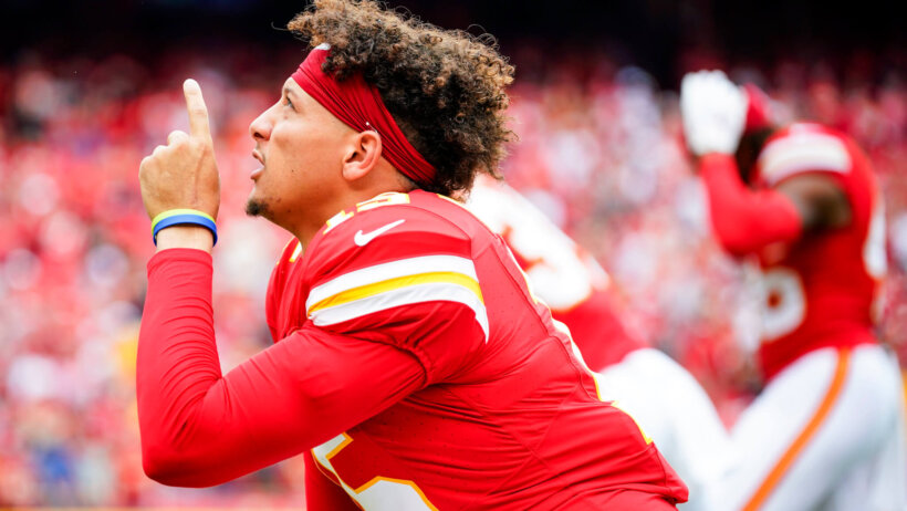 Kansas City Chiefs QB Patrick Mahomes.