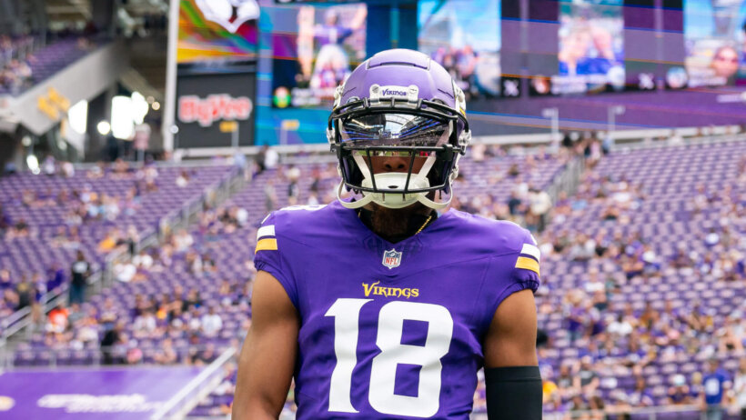 Vikings star WR Justin Jefferson.