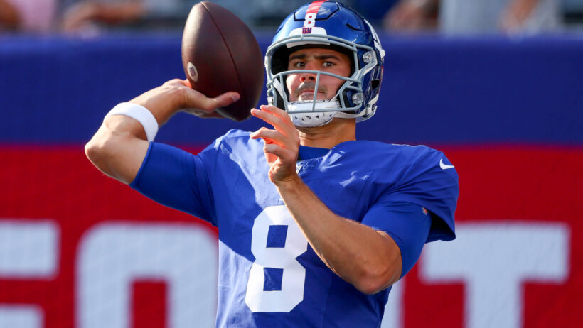 New York Giants QB Daniel Jones.