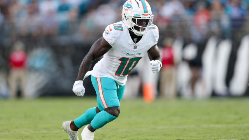 Miami Dolphins WR Tyreek Hill.