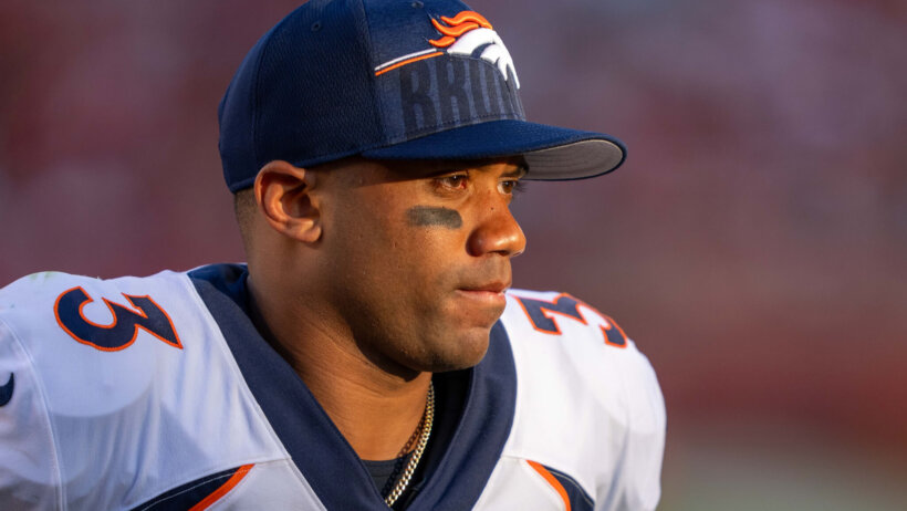 Denver Broncos quarterback Russell Wilson.