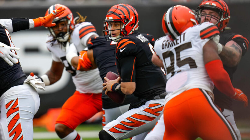 Bengals vs Browns during the 2022 NFL season.