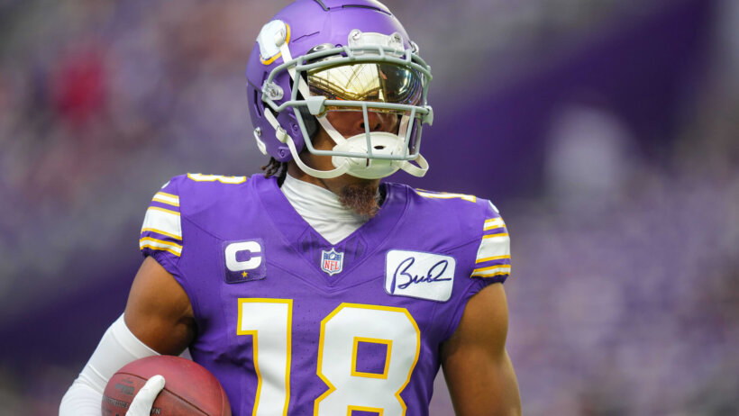 Minnesota Vikings superstar WR Justin Jefferson.