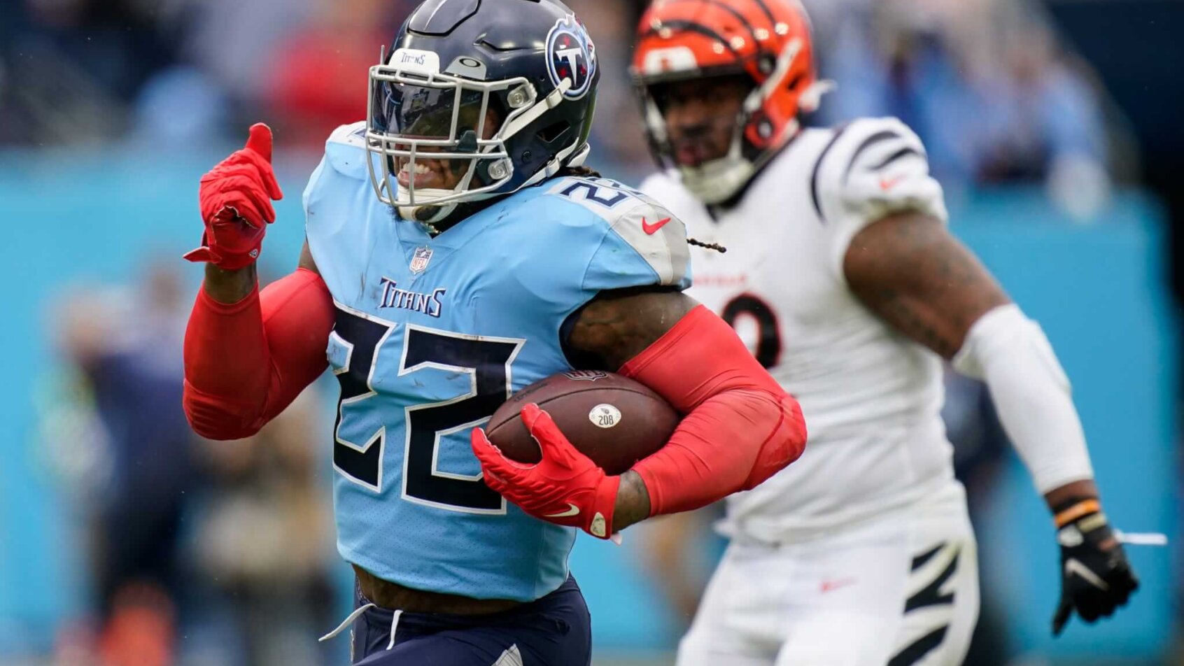 Tennessee Titans star RB Derrick Henry.