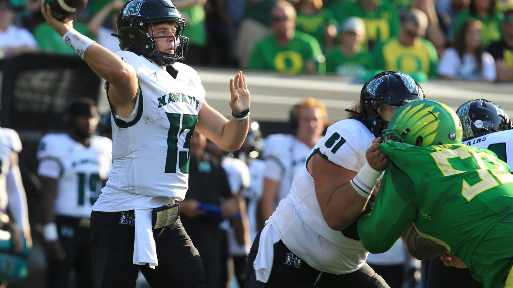Hawaii and QB Brayden Schager are 6-point home underdogs against San Diego State.