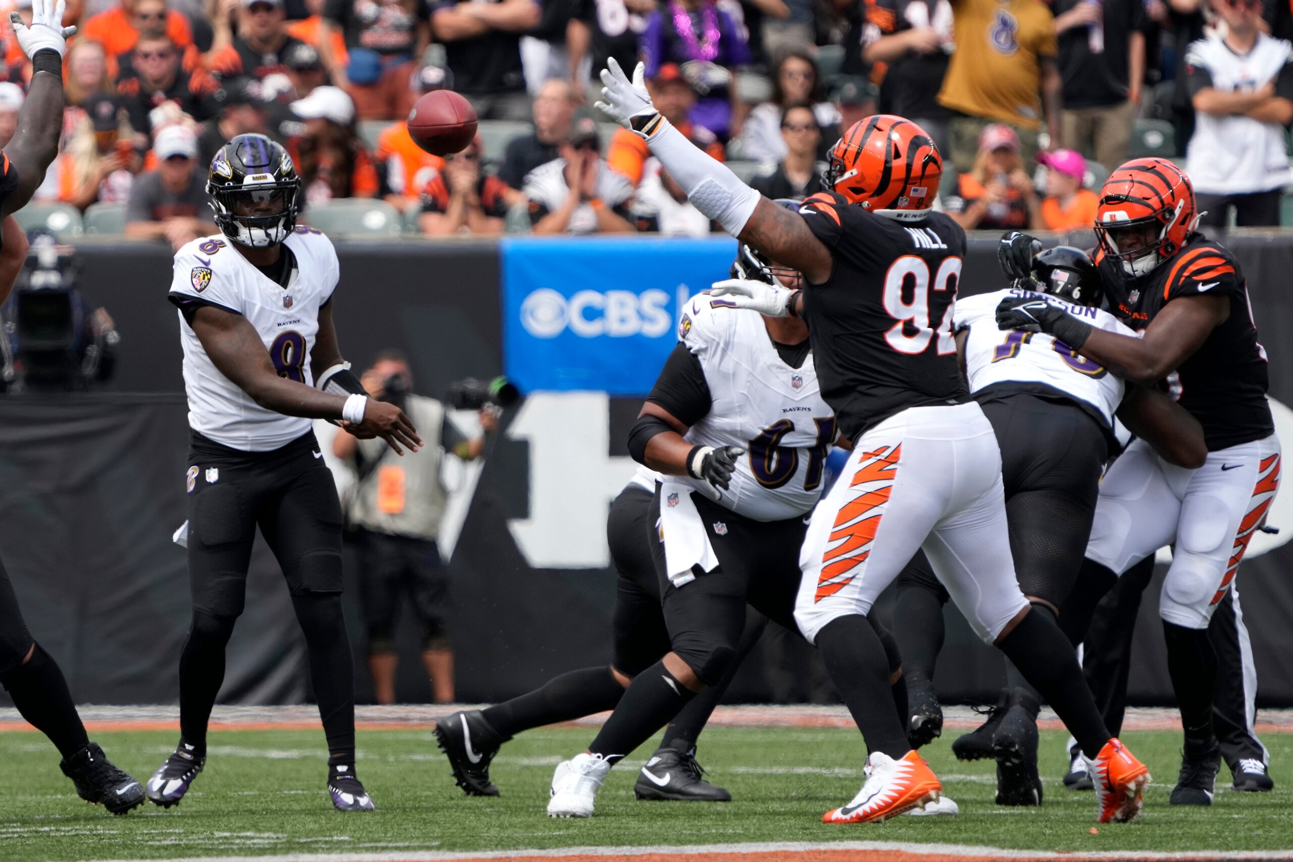 Lamar Jackson and the Baltimore Ravens are 3.5-point home favorites over the Cincinnati Bengals in the NFL Week 11 TNF game.