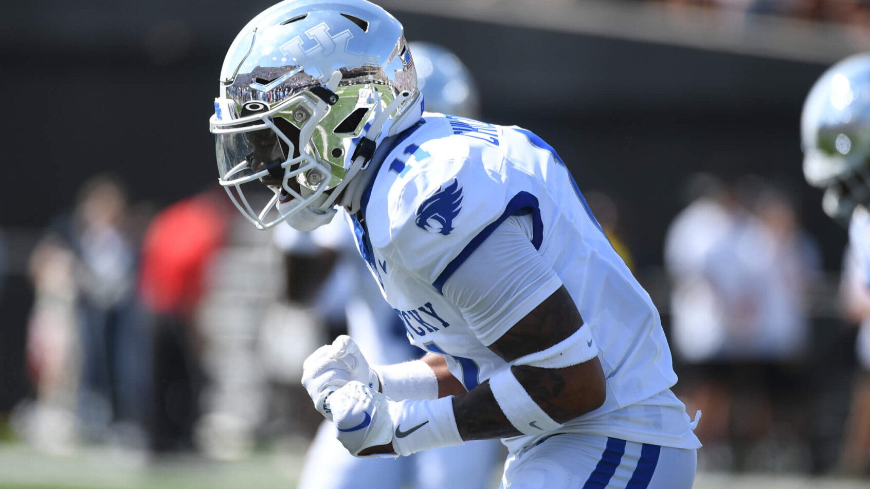 Kentucky Wildcats defensive back Zion Childress.