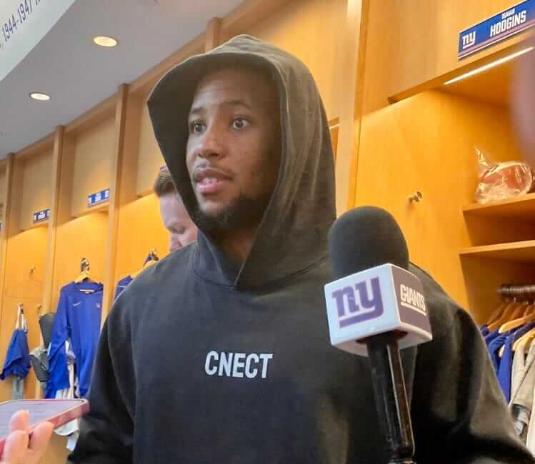 Giants RB Saquon Barkley (ankle) is listed as doubtful for their Week 4 MNF game with the Seahawks.