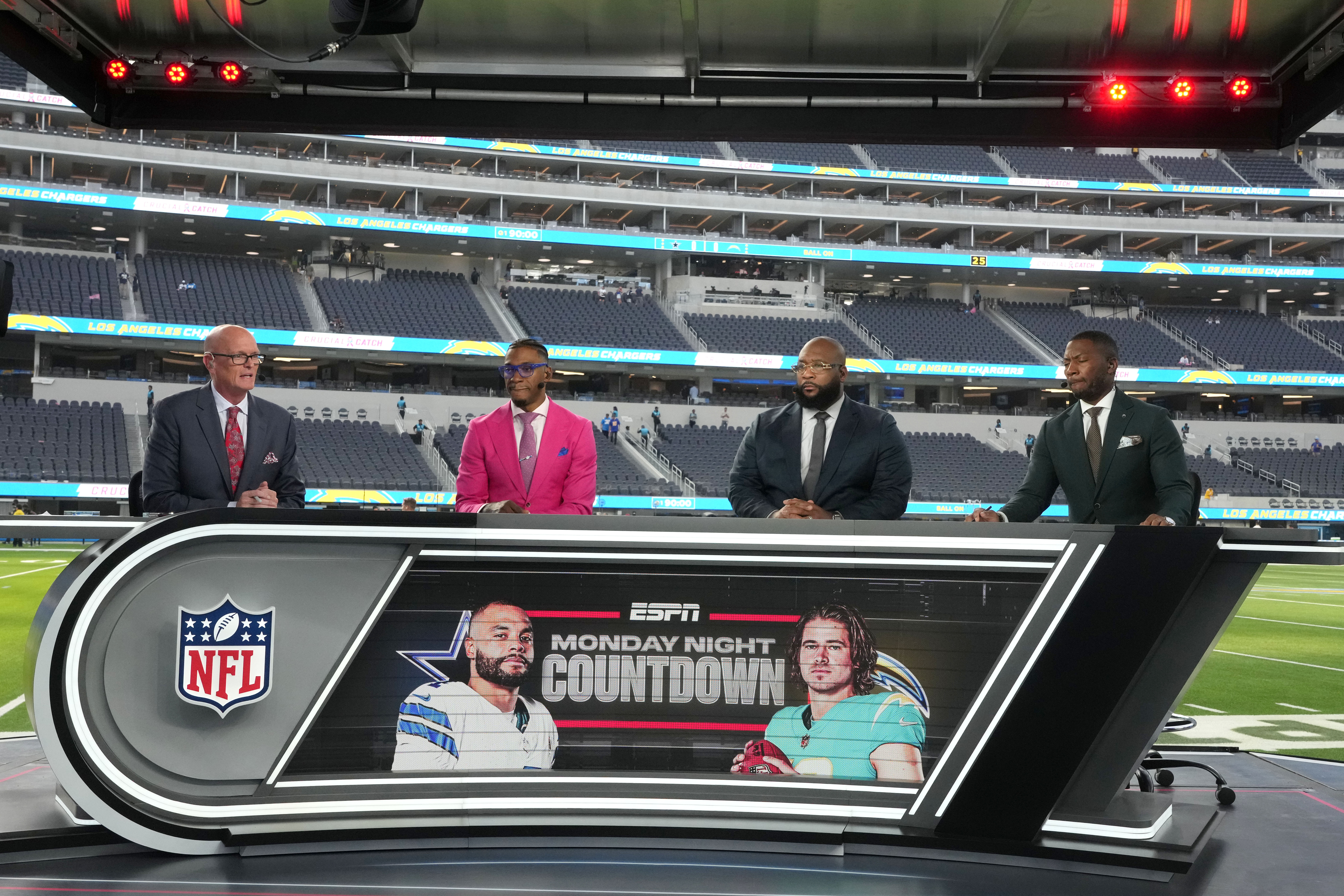 ESPN Monday Night Football Countdown set SoFi Stadium