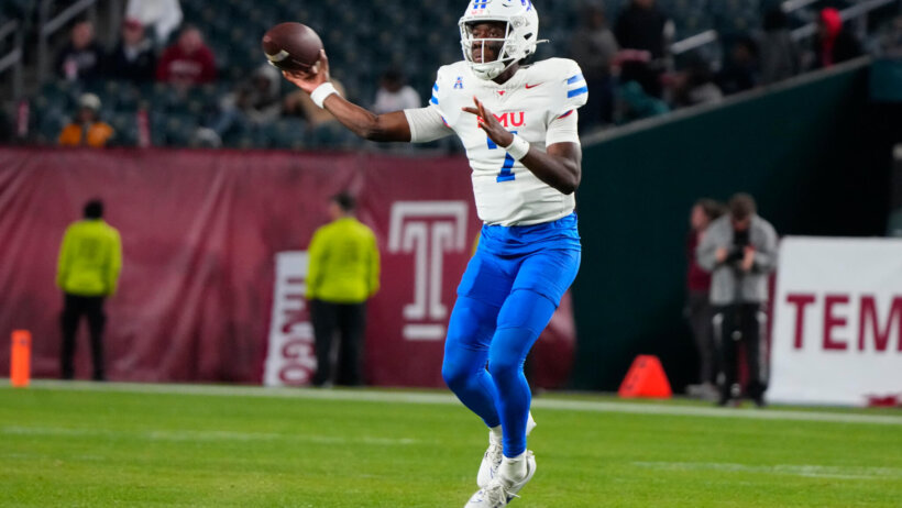 SMU is a 9.5-point favorite over Boston College in the Fenway Bowl.