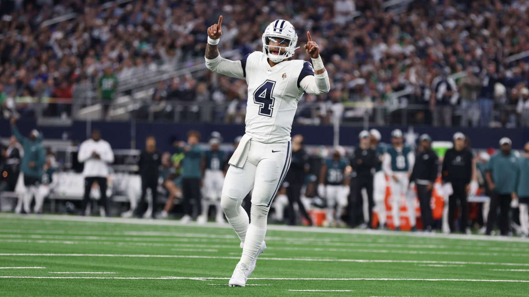Entering Sunday's game with the Bills, Cowboys QB Dak Prescott is a top contender in the NFL MVP odds.