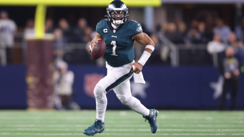 The Eagles are 3-point road favorites over the Seahawks, even though Philadelphia QB Jalen Hurts (illness) is questionable.