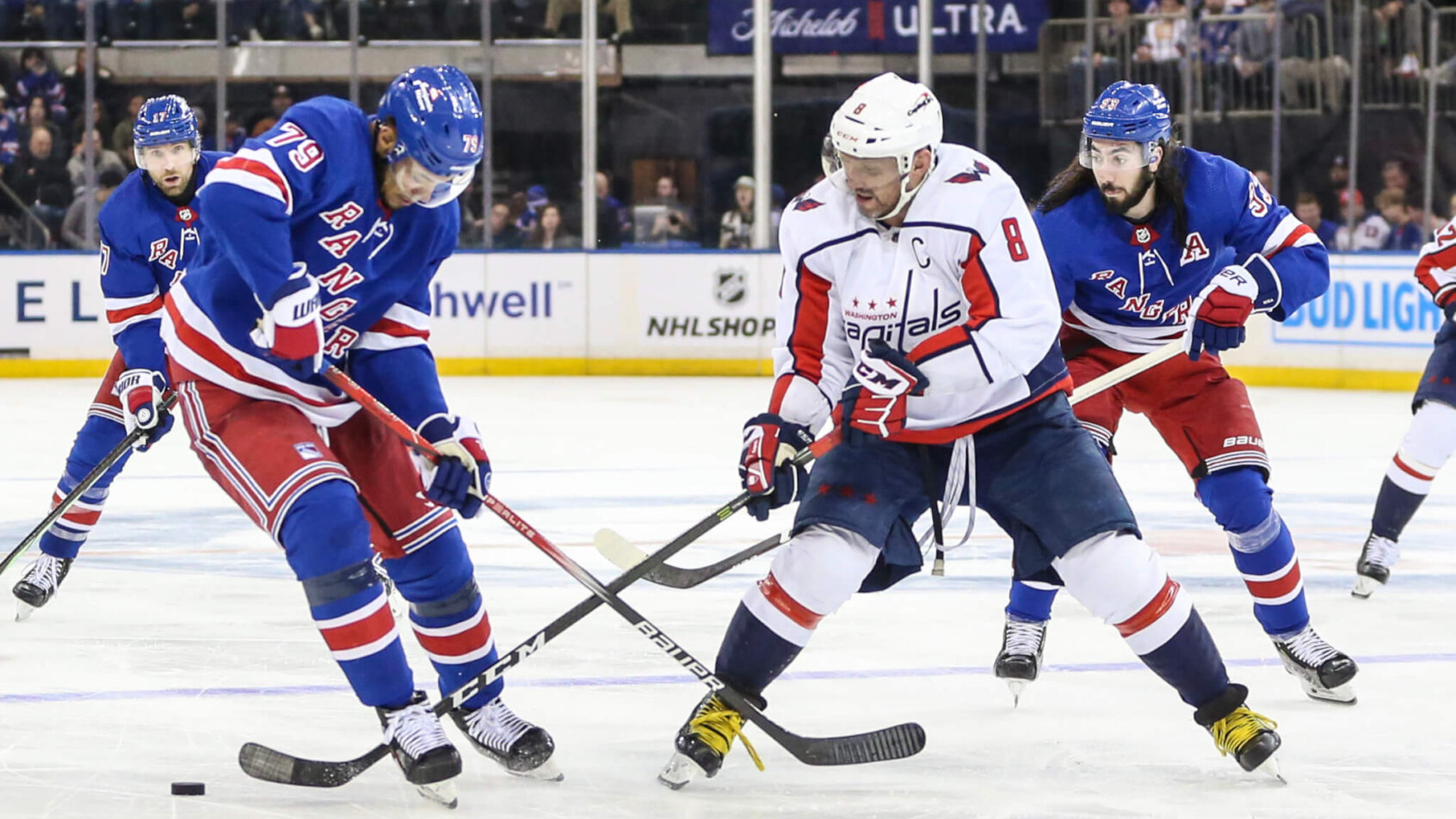Rangers vs Capitals odds