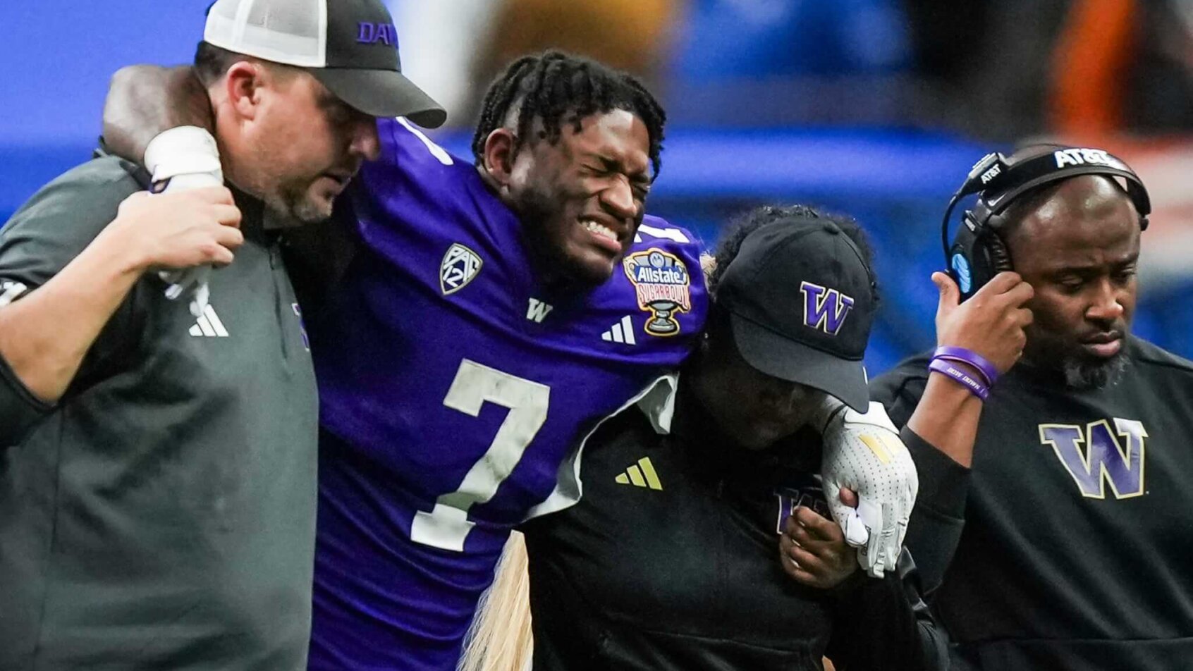 In the Michigan vs Washington injury reports, Huskies RB Dillon Johnson is expected to play through a nagging foot injury.