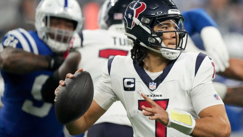 Houston Texans QB CJ Stroud is set with a passing yardage prop of 245.5 in the NFL Wild Card Weekend player props.