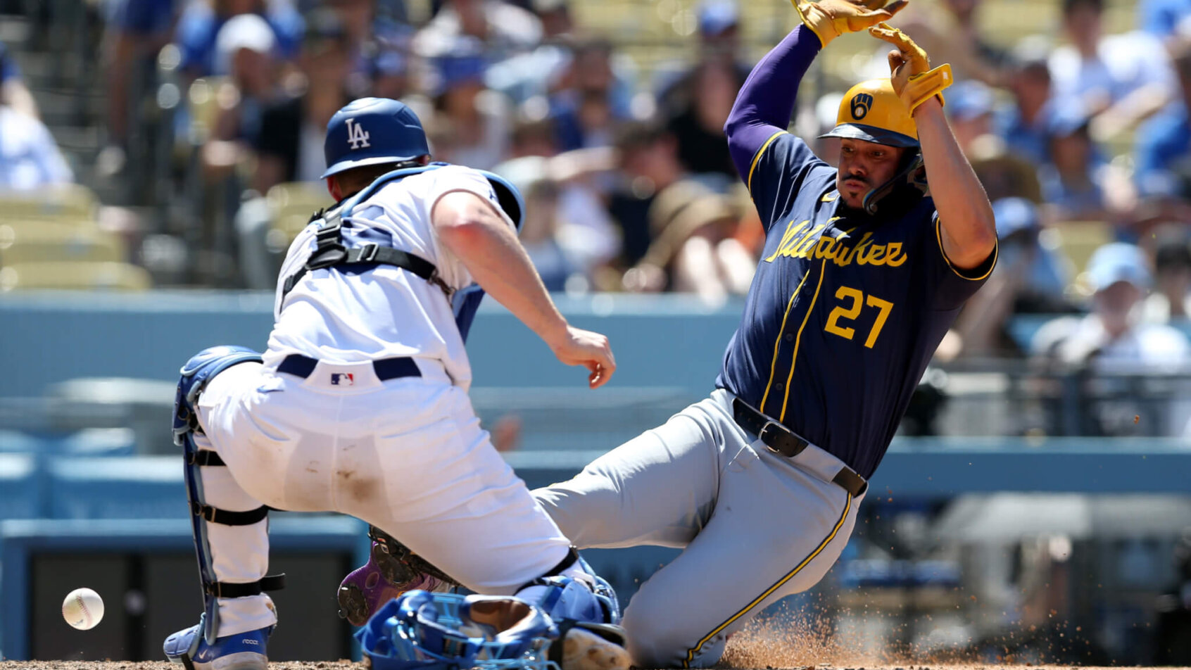Dodgers vs. Brewers.