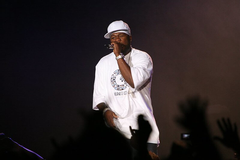 50 Cent rapping