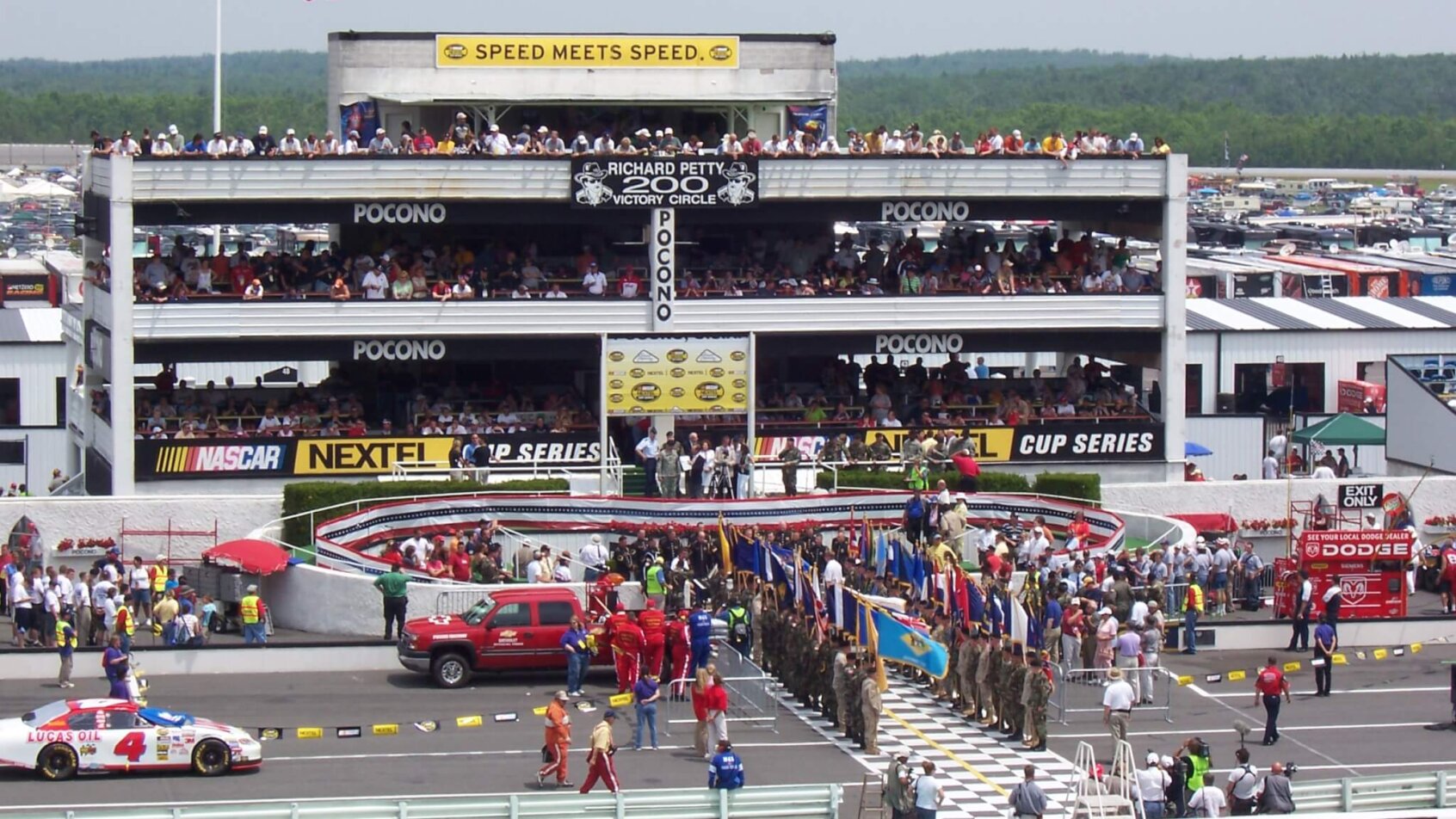 Pocono Speedway victory lane