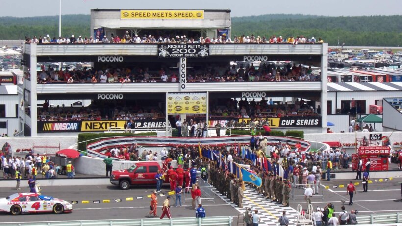 Pocono Speedway victory lane