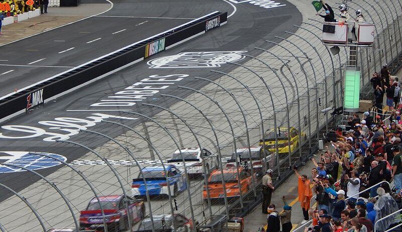 The drivers starting at Bristol Motor Speedway.