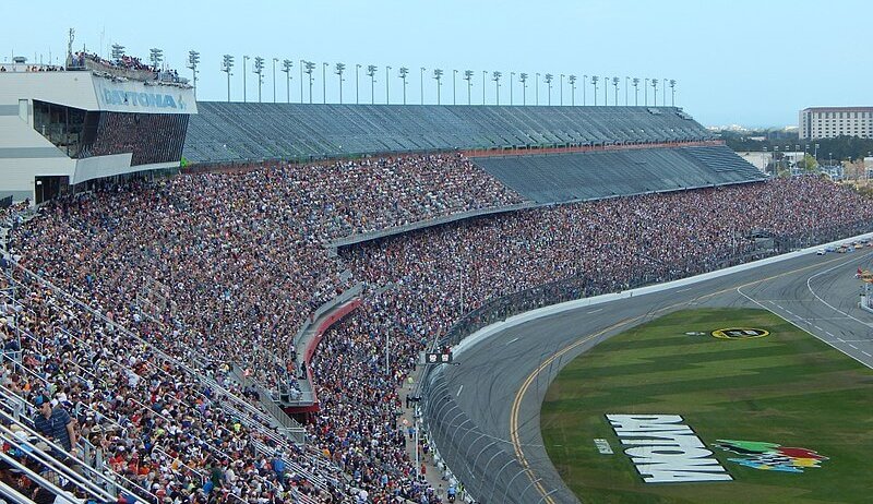 Crowd at Daytona International Speedway