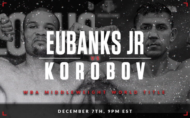 Eubank Jr vs Korobov promotional image