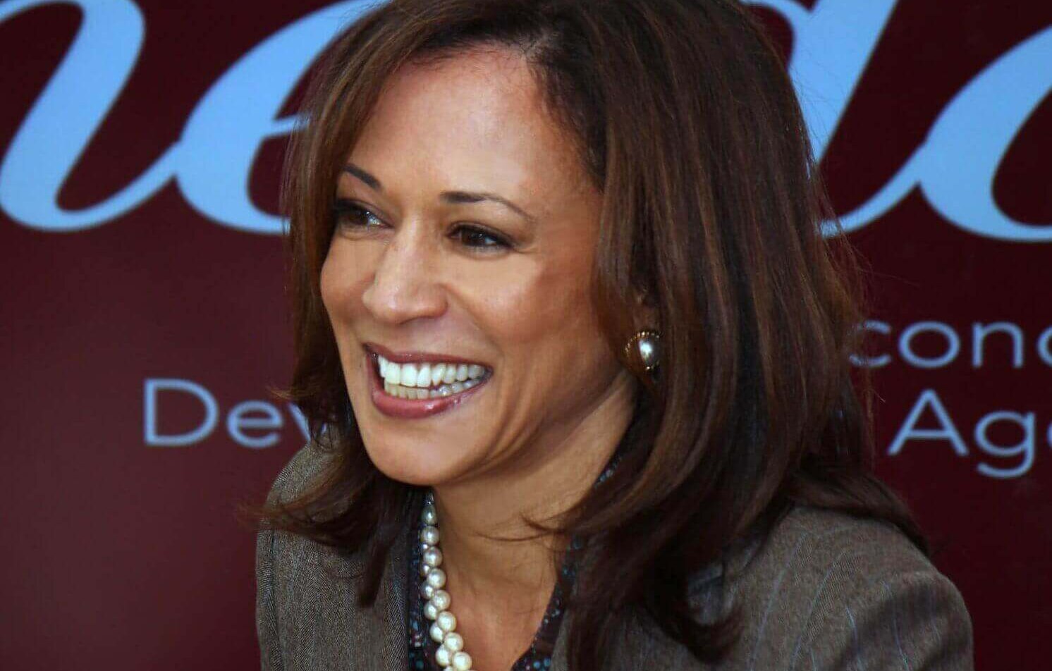 Kamala Harris smiling