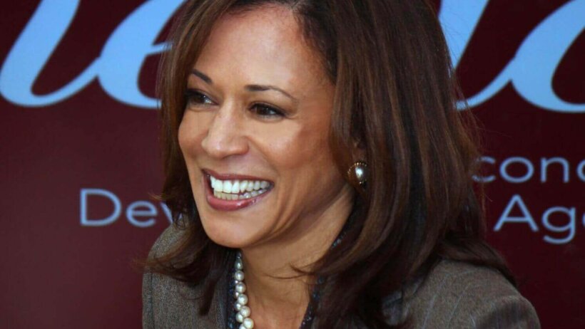 Kamala Harris smiling