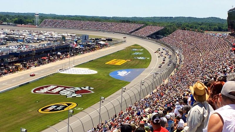 Drivers at Michigan International Speedway