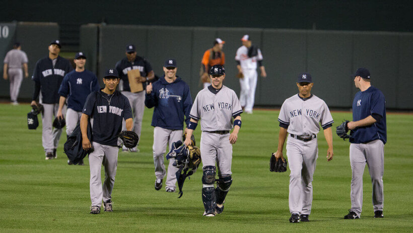 Yankees waking in from bullpen