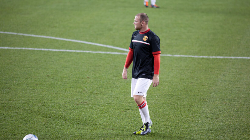 Wayne Rooney with Manchester United