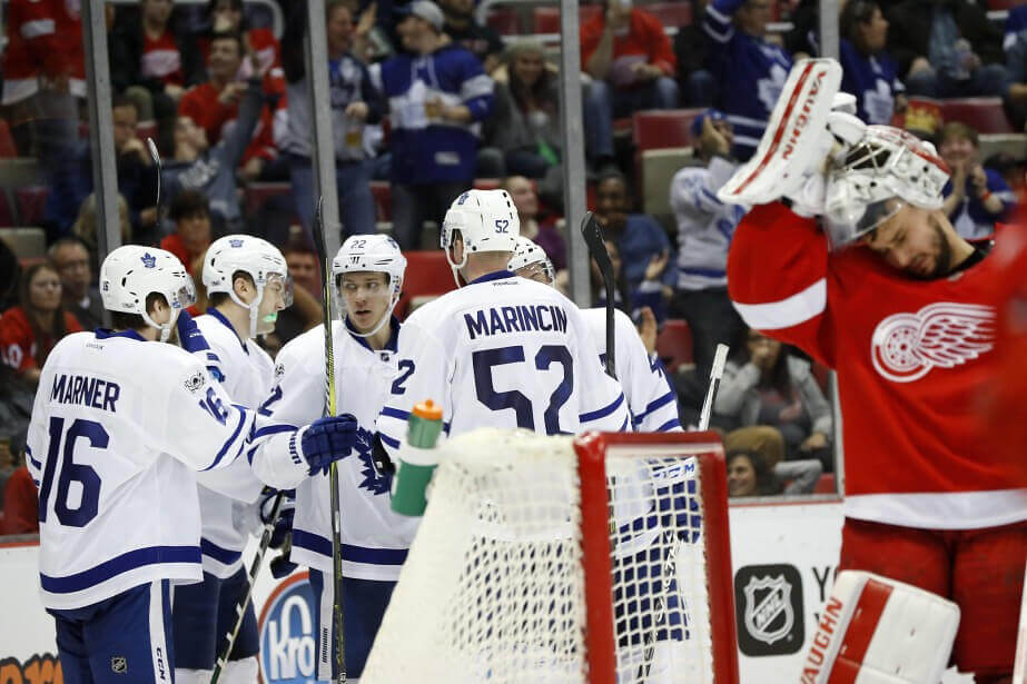 Toronto Maple Leafs celebrate