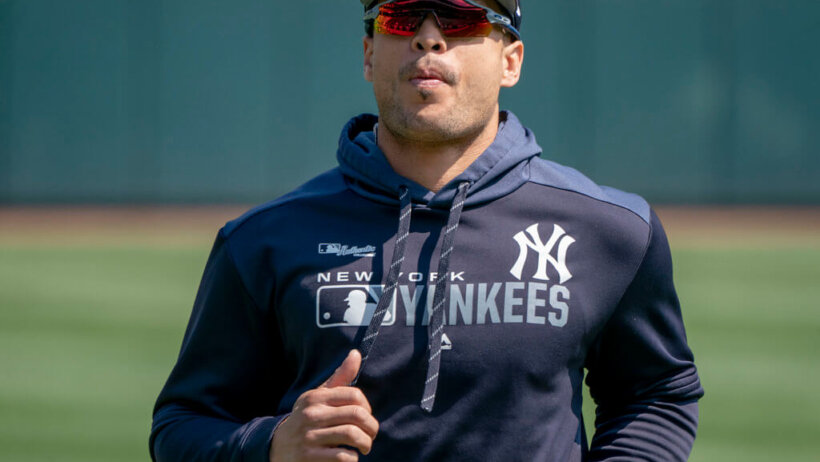 Giancarlo Stanton with the Yankees